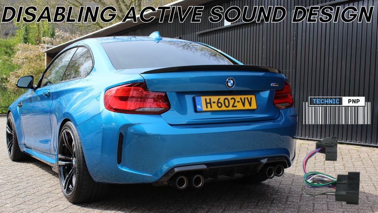 BMW M2 Disabling Active Sound Design (Technic PnP ASD bypass harness