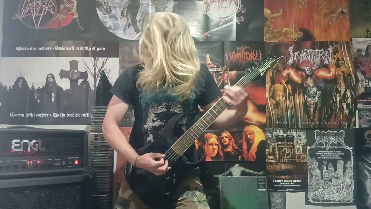 Grave - Into the grave (Guitar cover)