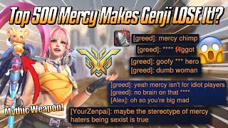 Top 500 Mercy Makes Genji LOSE It! 😱 - Top 500 Mercy Gameplay & Commentary - Overwatch 2 (Season 16)