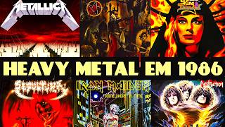 36 DISCOS de HEAVY METAL LANÇADOS em 1986 ⭐️ ANO MÁGICO para SONS PESADOS ⭐️