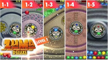ZUMA DELUXE GAME 2023 | LEVEL 1 GAMEPLAY ALL LEVELS