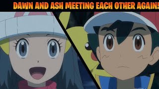 Dawn and Ash meeting each other again! - Pokemon Master Journeys episode 75 (English Dub)