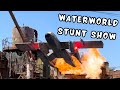 Waterworld stunt show at universal studios hollywood  front row in 4k