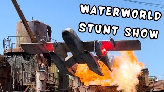 WATERWORLD STUNT SHOW at UNIVERSAL STUDIOS HOLLYWOOD - Front Row in 4K