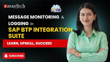 Message Monitoring and Logging in SAP BTP Integration Suite | ZaranTech