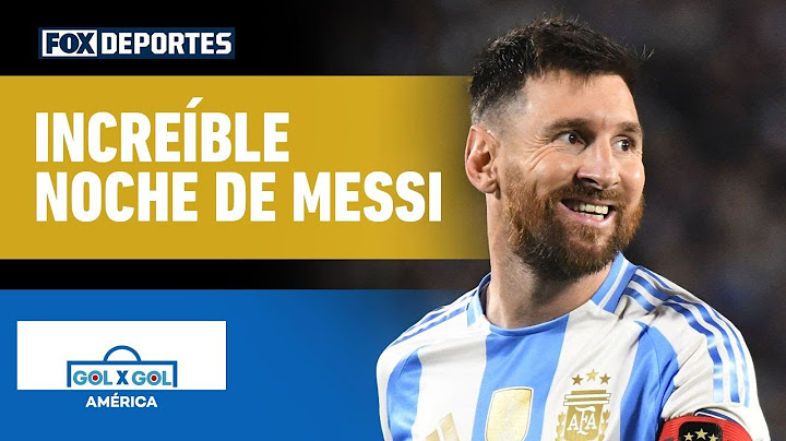 🤩 ¡GOLEADA ARGENTINA! | Lionel Messi y compañía golearon a Bolivia | GolXGol