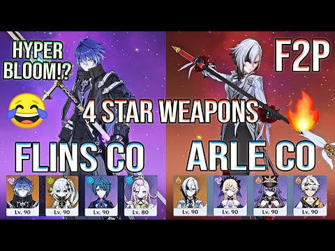 F2P Arlecchino Flins Hyperbloom CRUSHING Spiral Abyss F12 Genshin Impact