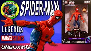UNBOXING - Marvel Legends MCU - SPIDER-MAN - Hasbro - Action Figure - Captain America Civil War
