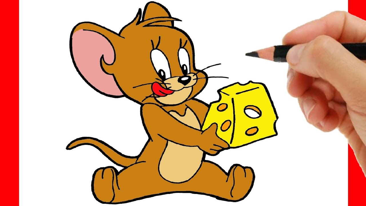 COMO DESENHAR O JERRY - COMO DESENHAR TOM E JERRY FACIL - YouTube