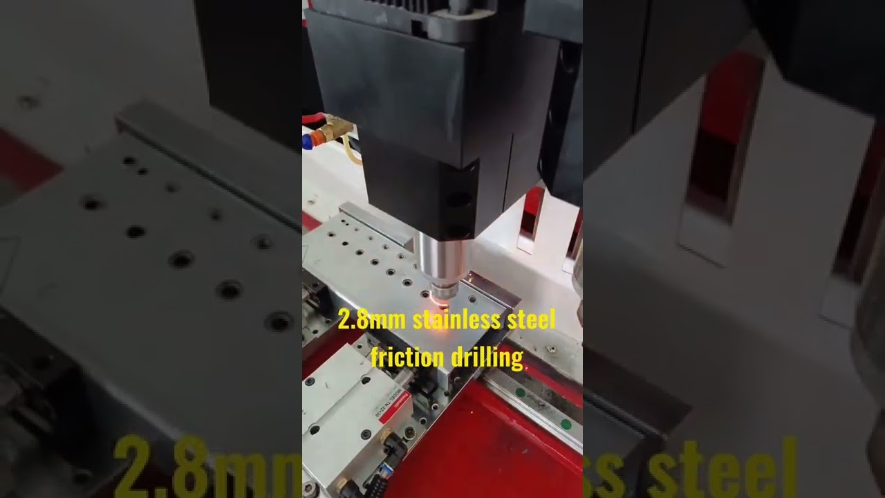 High precision auto cnc friction drilling and tapping machine for 2.8mm stainless steel