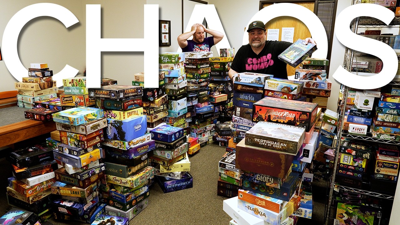 We FINALLY organized our games...