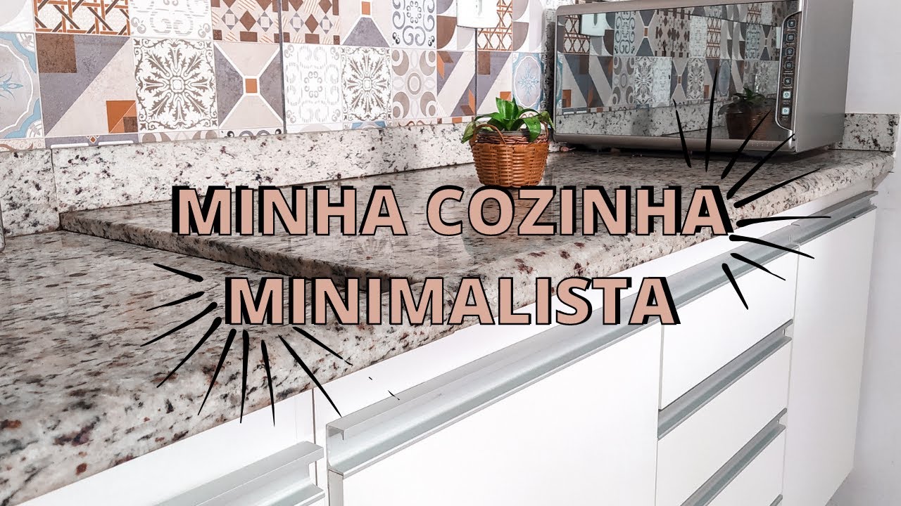 TOUR PELA MINHA COZINHA MINIMALISTA SIMPLES I Só tenho o necessário