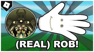 Slap Battles  (FULL GUIDE) How to ACTUALLY get ROB GLOVE + 'EMISSARY OF LIGHT' BADGE! [ROBLOX]