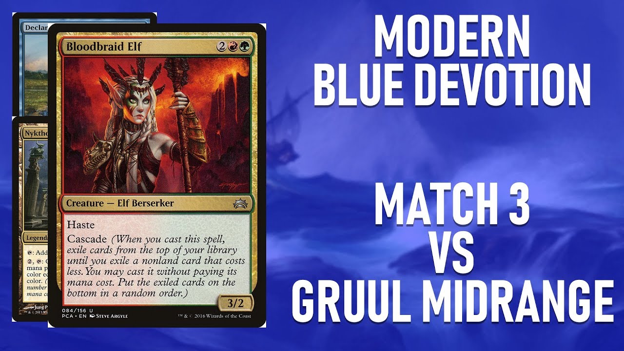 Modern Blue Devotion! ( Match 3 vs Gruul Midrange)