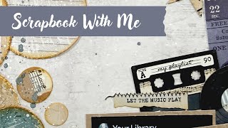 Music-Inspired Scrapbooking w/ Perfect Harmony from @49andmarket | A Cherry On Top September Hop