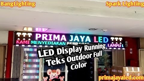 LED Display Running Teks Outdoor Full Color