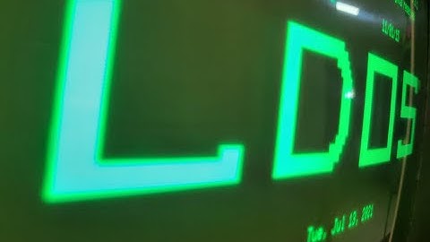 TRS-80 Model 4P - Grafyx Hi-Res demo