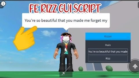 ROBLOX FE RIZZ GUI SCRIPT using FLUXUS EXECUTOR played at Fencing - script link on pinned comments