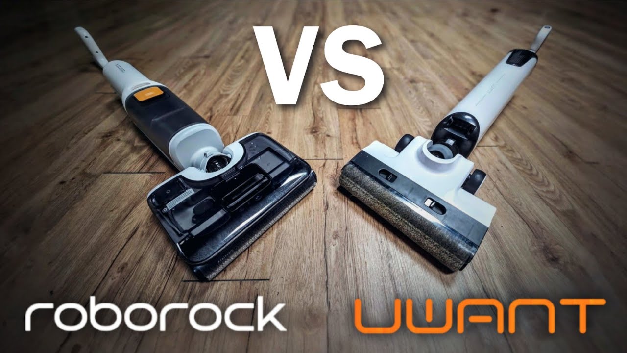 UWANT D100 против Roborock F25 GT: какой пылесос лучше для влажной и сухой уборки?