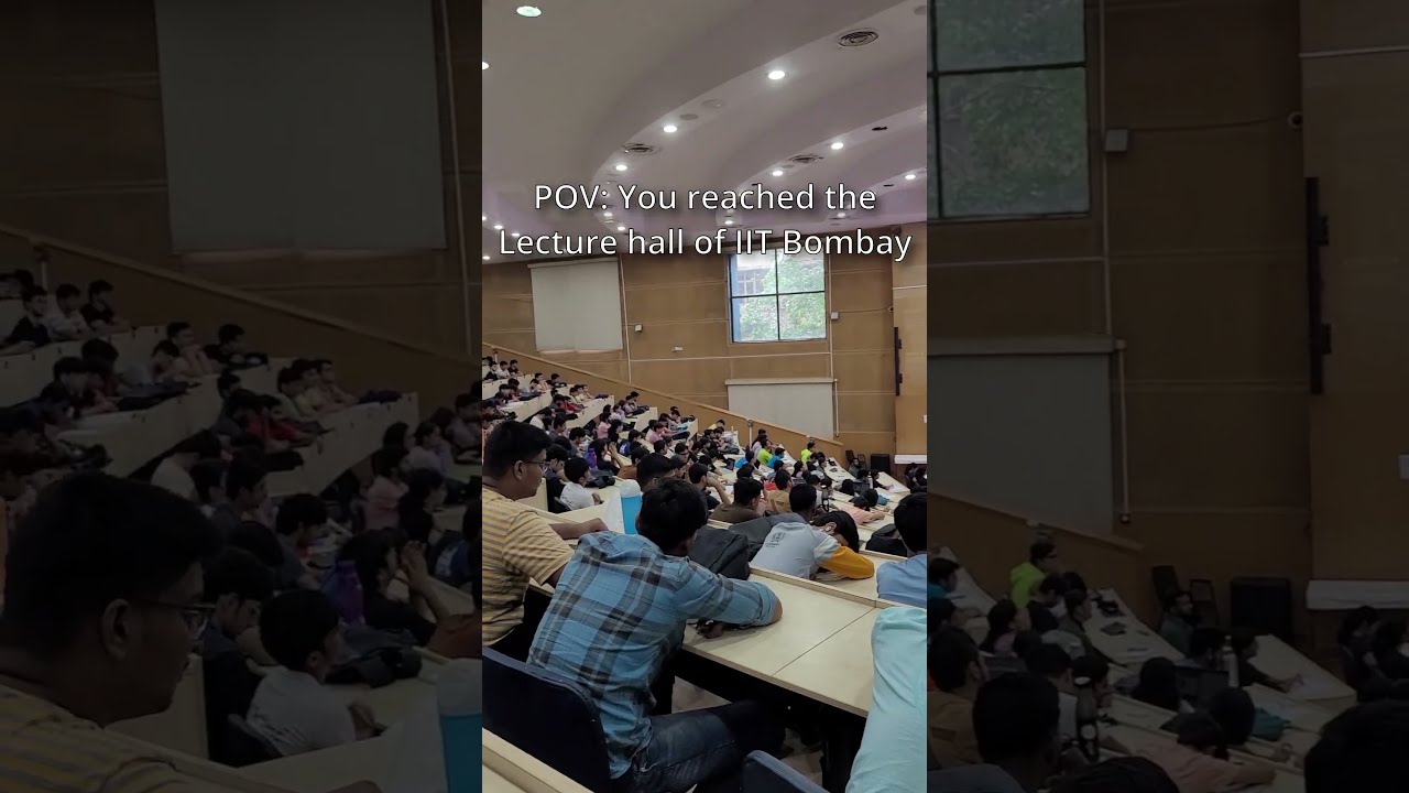 The Grand Lecture Hall Of IIT Bombay Iit Iitbombay Jee