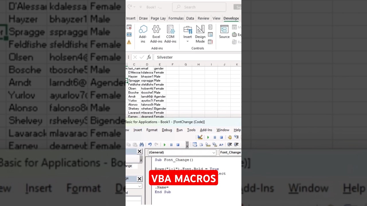 Amazing VBA code||Automation||Ms office||Day 2| Lesson 2