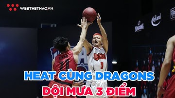 Saigon Heat cùng Danang Dragons dội mưa 3 điểm, ủng hộ hết lòng cho miền Trung || VBA 2020