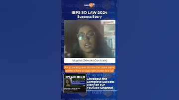 IBPS SO LAW | Checkout the Complete Success Story Now !! #legal #ibps