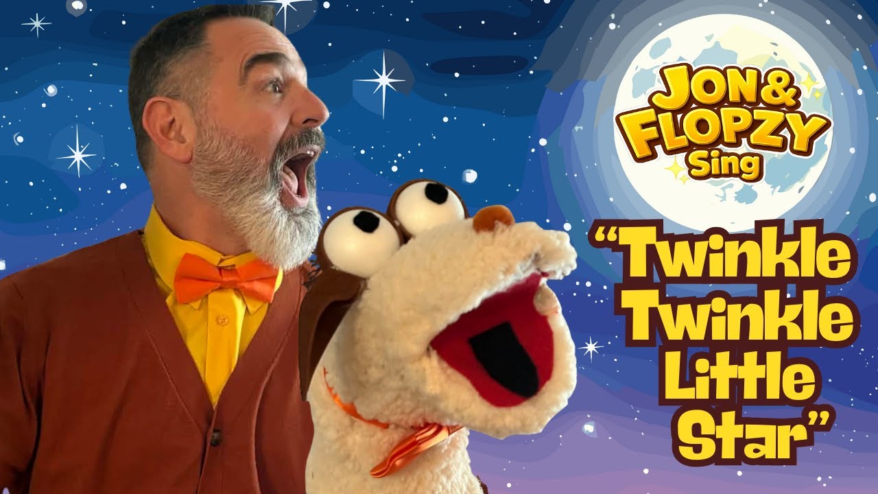 Twinkle Twinkle Little Star ⭐️ Nursery Rhymes with Jon & Flopzy