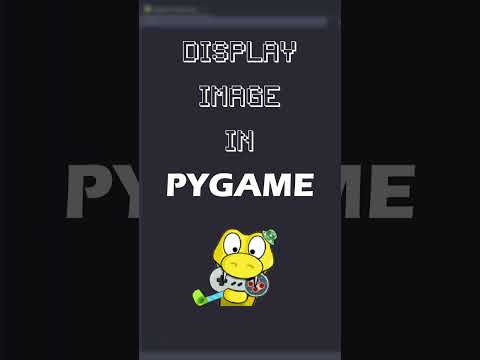 How To Upload An Image In Python Pygame