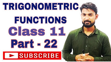 Miscellaneous Exercise Of Trigonometric Equation l Part 22 l Class 11 l Math By Salman Sir