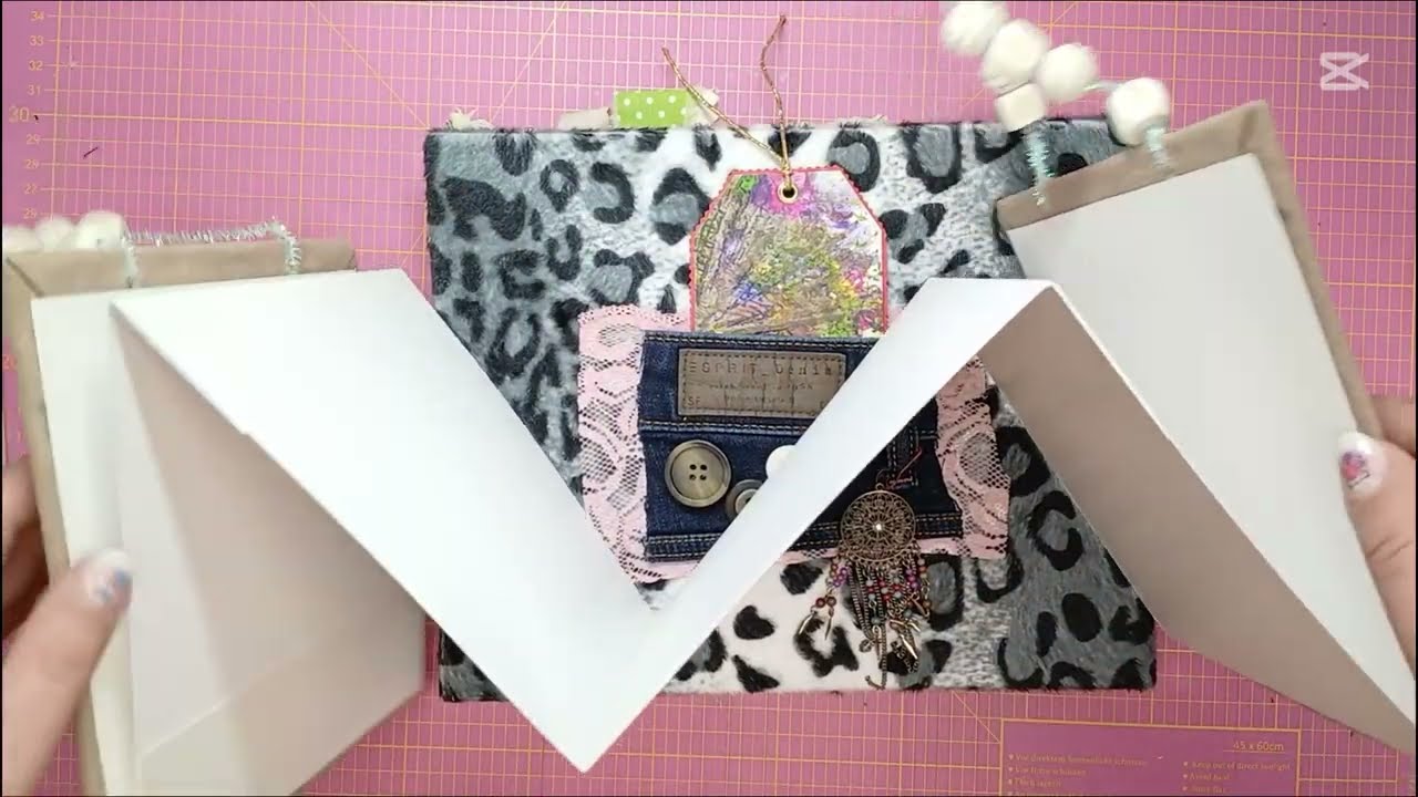 Accordion Junk Journal Flip Through | My Personal A4 Journal & New Shop Notebook | MelPinkJournals