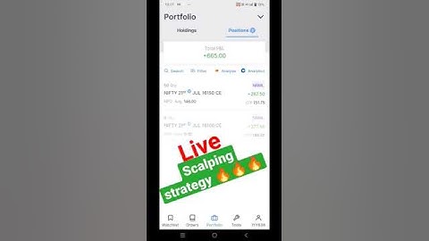 Scalping trade in nifty//Options trading for beginners/Zerodha kite #nifty #viral #shorts #bank