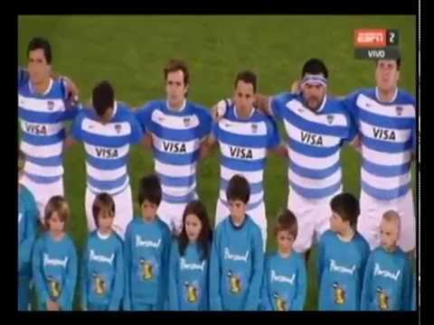 Nahuel Pennisi interpretando Himno Nacional // Partido Pumas vs All Blacks - YouTube