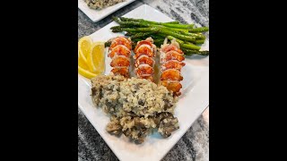 Butter poached Lobster tails Keto