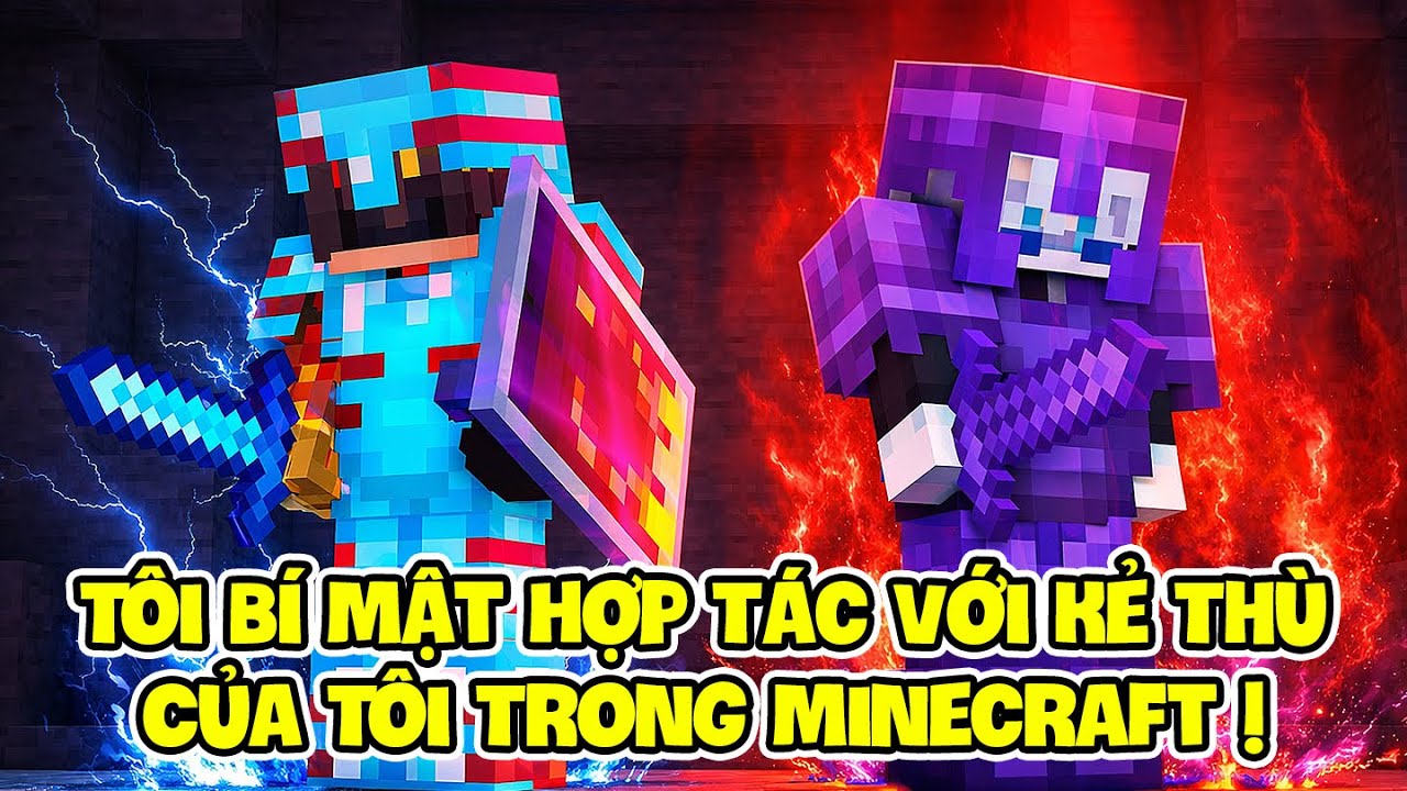 Tôi Bí Mật Hợp Tác Với Kẻ Thù Của Tôi Trong Minecraft !