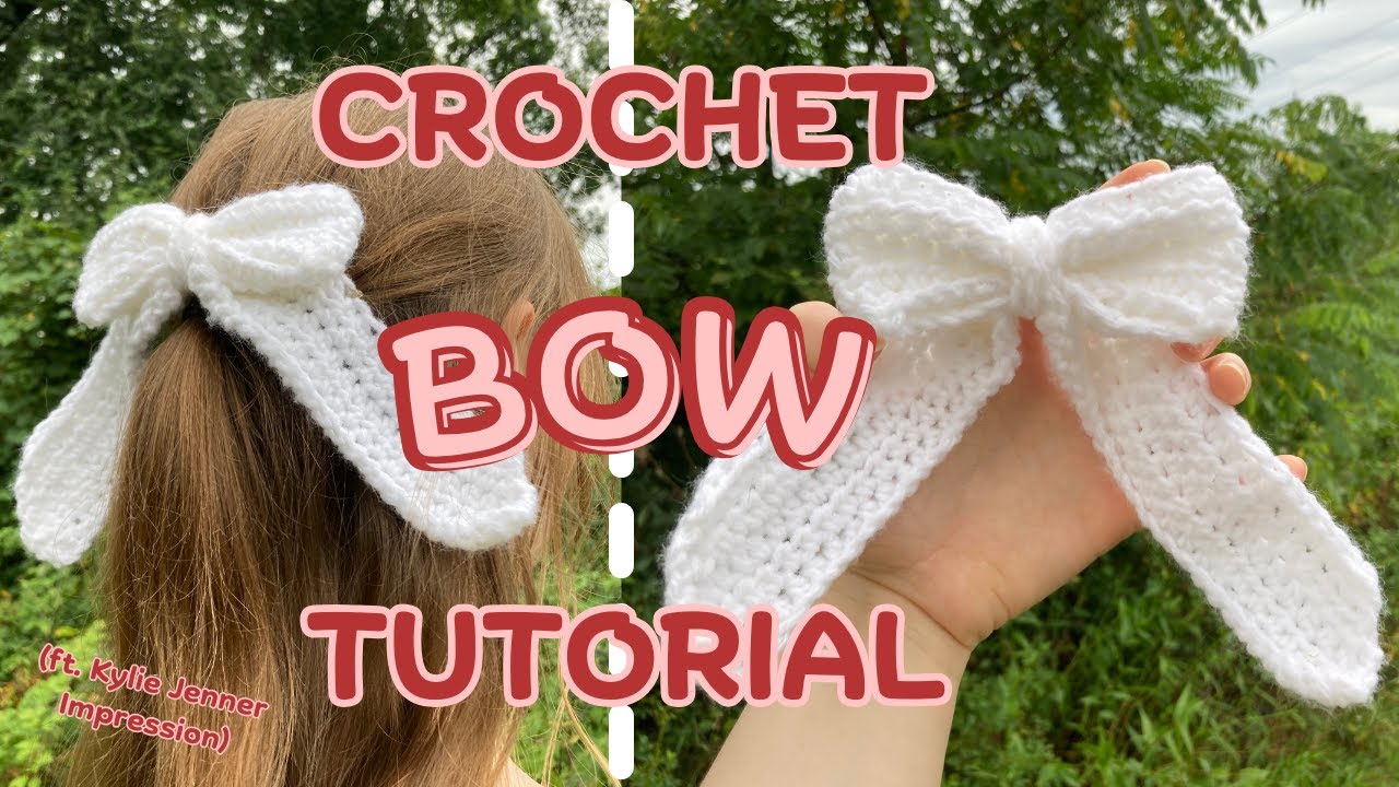 crochet BOW tutorial (made in under 2 HOURS!!)