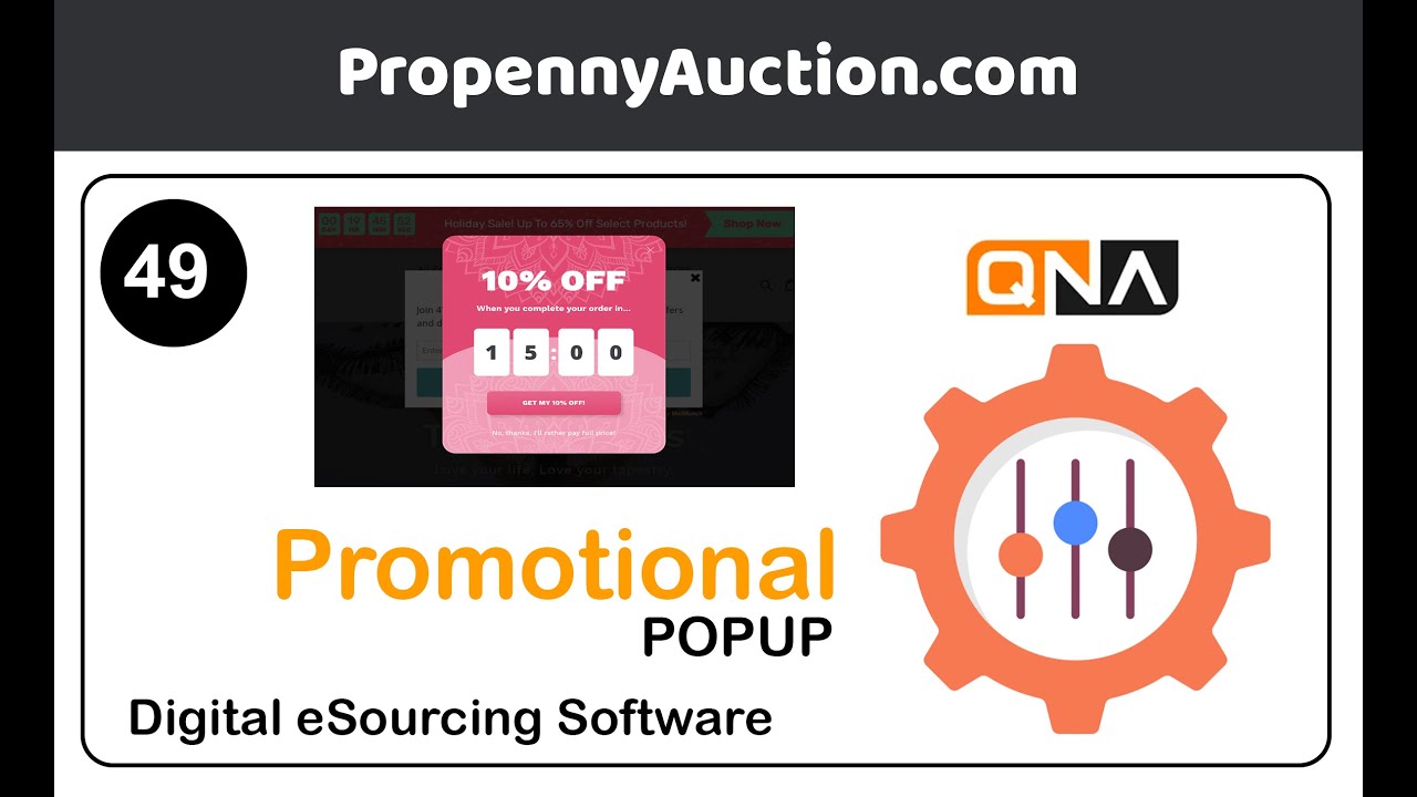 promotional popup feature addon | promotional popup  plugin   - Propennyauction 