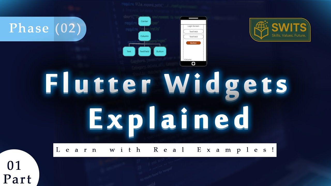 Flutter Widgets Explained for Beginners | Build Your First App (Hindi/Urdu)