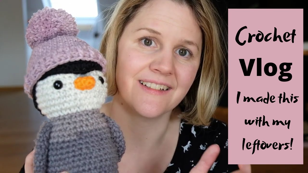 Crochet Vlog - Episode 1 - Amigurumi Penguin and the Pearl Shawl -