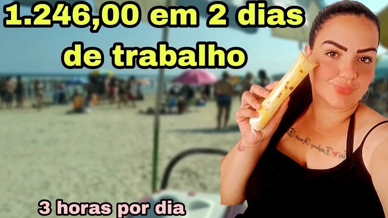 VENDENDO GELADÃO GOURMET NA PRAIA | FIZ TUDO ISSO EM 2 DIAS 🤑