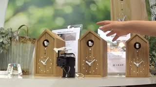 エモーショナル・テクノロジーの鳩時計「OQTA HATO」 - YouTube