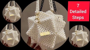 Spiky Disco beaded bag tutorial in 7 detailed steps// How to make the trending Spiky Disco bag