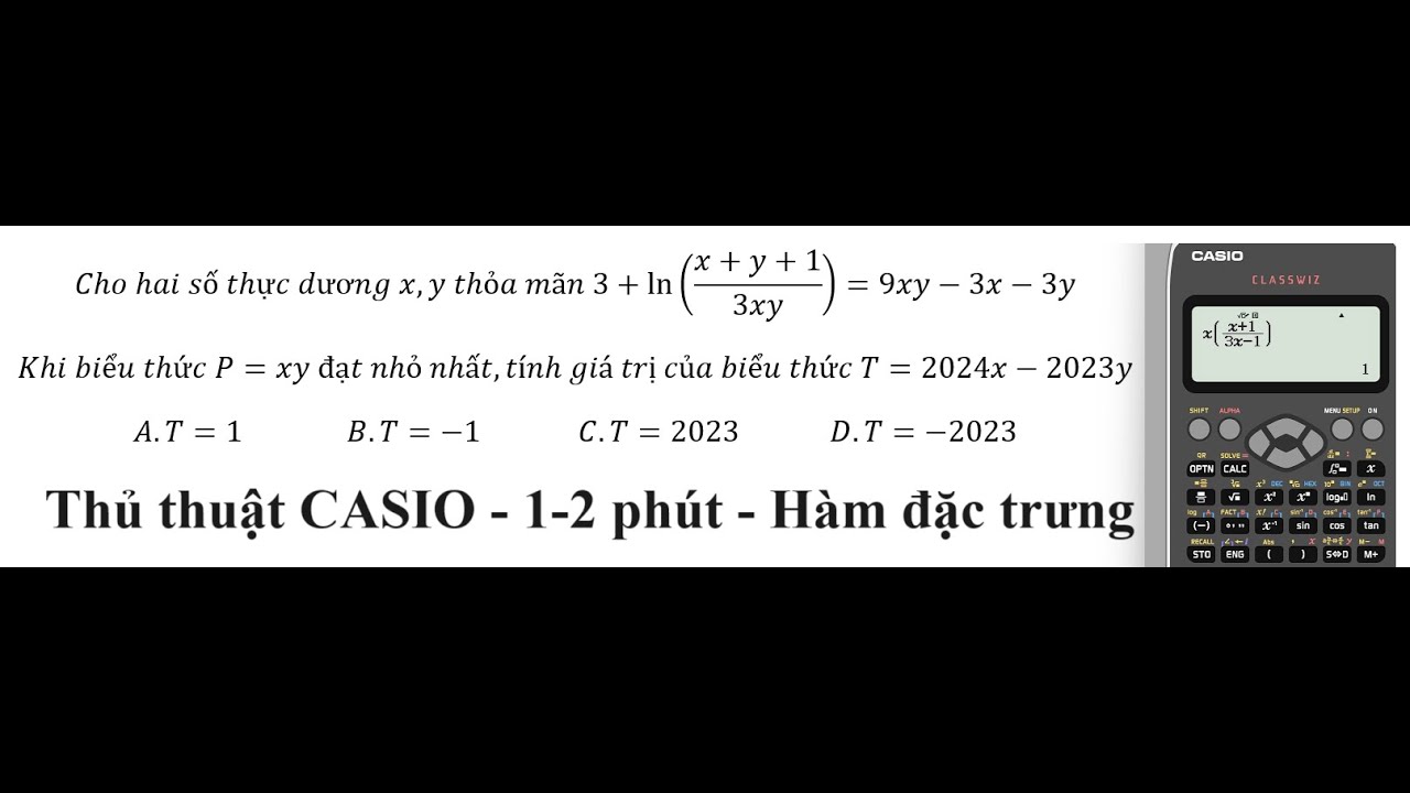 To n 12 Cho Hai S Th c D ng X y Th a M n 3 ln x y 1 3xy 9xy 3x to-n-12-cho-hai-s-th-c-d-ng-x-y-th-a-m-n-3-ln-x-y-1-3xy-9xy-3x