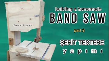 DIY-homemade bandsaw part2 | Şerit testere yapımı 2.bölüm