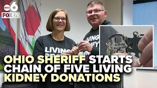 Ohio sheriff starts chain of five living kidney donations in honor of his father