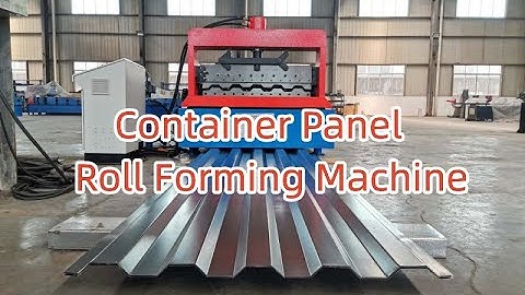 Container Panel Roll Forming Machine # shipping container roof panel roll forming machine