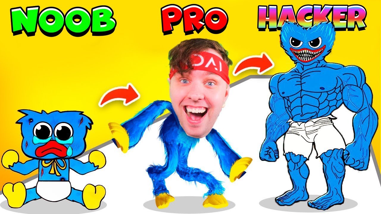 LETAR EFTER HUGGY WUGGY i MONSTER EVOLUTION (hemligt skin)