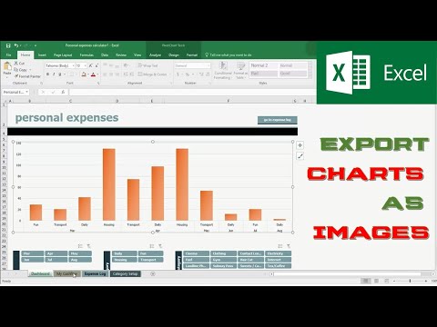 Video: Hvordan lagrer jeg et diagram fra Excel?