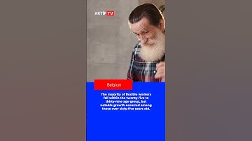 Older Workers Thrive as Flexible Jobs Surge in Belgium, Driven by Growing Senior Participation