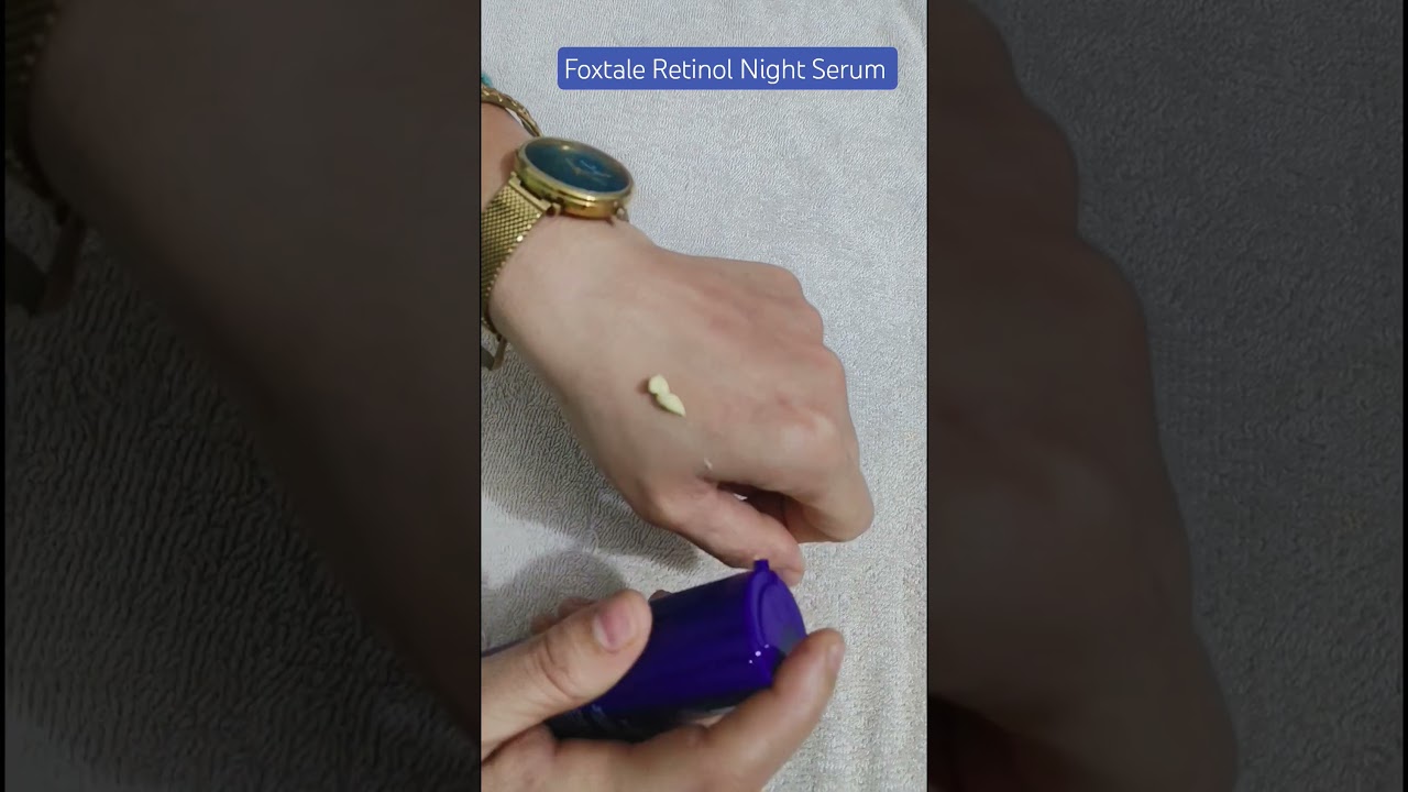 Foxtale Retinol Night Serum review 👍